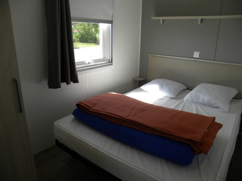 Mobil-Home Le Lac 33M2 / 2 Chambres - Terrasse En Pignon Face Étang  4 Pers. Climatisation