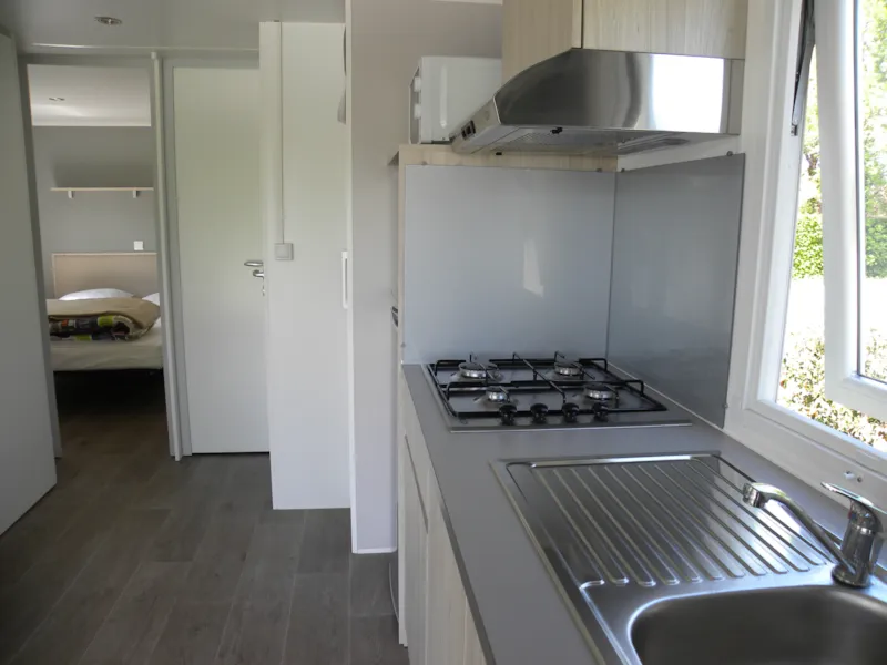 Mobil-Home L'etang 33M² / 2 Chambres - Terrasse Pignon Face À L'étang 4 Pers.