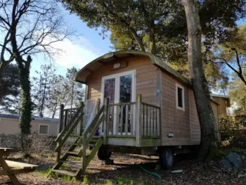 Mietunterkunft - Roulotte (2 Zimmer) - La Dune de Jade - Camping Qualité