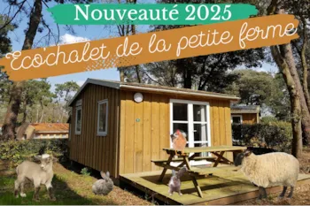Mietunterkunft - Eco'chalet Der Kleine Bauernhof 2 Zimmer - La Dune de Jade - Camping Qualité