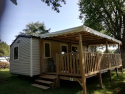 Location - Mobil Home O'hara 734 30 M² / 2 Chambres/ Terrasse Couverte 18 M² - Camping Le Clos du Blavet