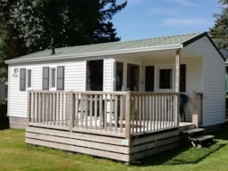 Huuraccommodatie(s) - Stacaravan Pacifique 30M² - 2 Slaapkamers / Half-Schaduwrijk Terras - Camping Le Clos du Blavet