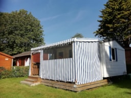 Huuraccommodatie(s) - Stacaravan - 4 - 24M² / 2 Slaapkamers - Overdekt Terras - Camping Le Clos du Blavet