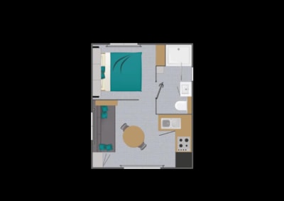 BORA mobile home - 1 bedroom - 18 m² - 9 m² terrace - New for 2020 — 8