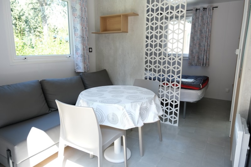 Mobilheim BORA - 1 Zimmer  - 18 m² - Terrasse 9 m² - New 2020