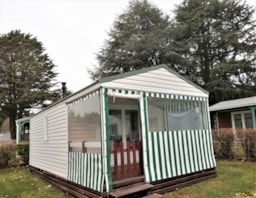 Huuraccommodatie(s) - Stacaravan London 24M² / 2 Slaapkamers - Overdekt Terras - Camping Le Clos du Blavet