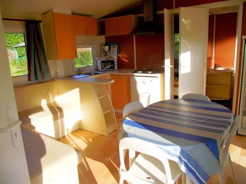 Mobil Home Flores 32M² / 2 Chambres - Terrasse Semi-Couverte