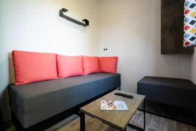 Mobile home Evasion  28.5m² (2 bedrooms) + terrace + TV — 2