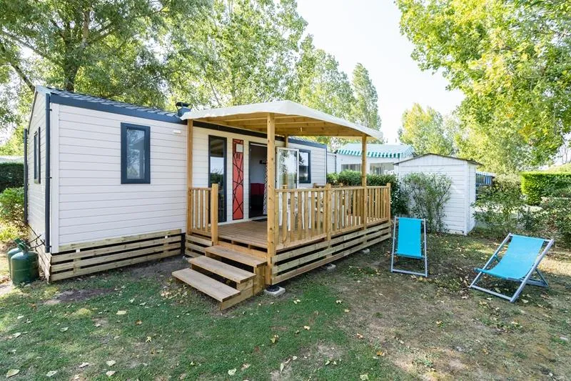 Mietunterkunft - Mobilheim Evasion  28.5M² (2 Zimmer) + Terrasse - Camping Bois Soleil