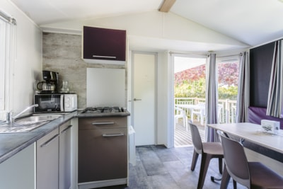 COTTAGE 27.5m² (2 bedrooms) + TV + integrated terrace — 8