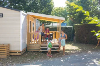 Accommodation - Mobil-Home Grand Large Plus 34.5M² (3 Bedrooms) (-8 Years Old) + Tv + Air Conditioning + Dishwasher - Camping Bois Soleil