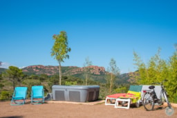 Pitch - 'Imperial' Pitch (Caravan/Motorhome, Attention: No Tent) With Private Bathroom And Jacuzzi - Esterel Caravaning