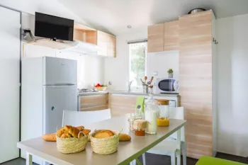 Mietunterkunft - Mobilheim 2 Zimmer - Camping Marvilla Parks - La Pinède