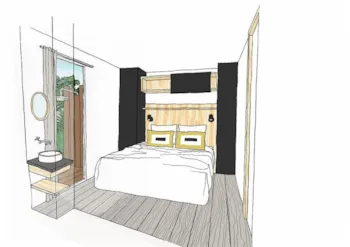 Mietunterkunft - Mobilheim 3 Zimmer - Balneo New 2018 - Camping Marvilla Parks - La Pinède