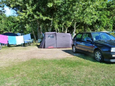 Nature Package without electricity (1 tent, caravan or motorhome / 1 car)