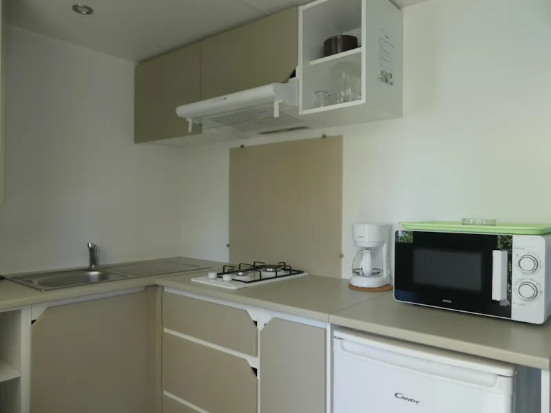 Mobil Home Confort 18M² - 1 Chambre + Terrasse Couverte + Tv
