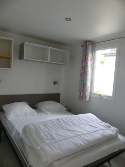 Mobile-home Confort 18m² - 1 bedroom + sheltered terrace + TV