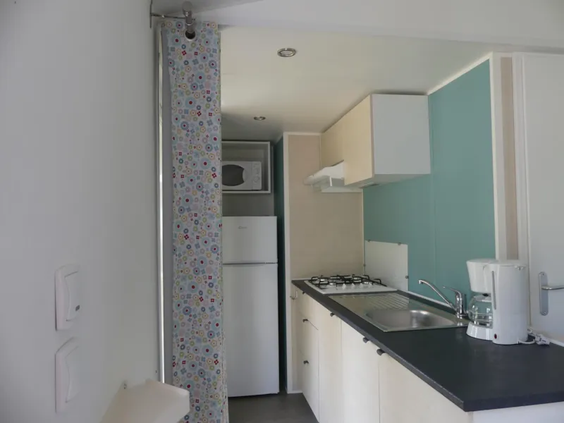 Mobil Home Confort 27M² - 2 Chambres + Terrasse Semi-Couverte + Tv
