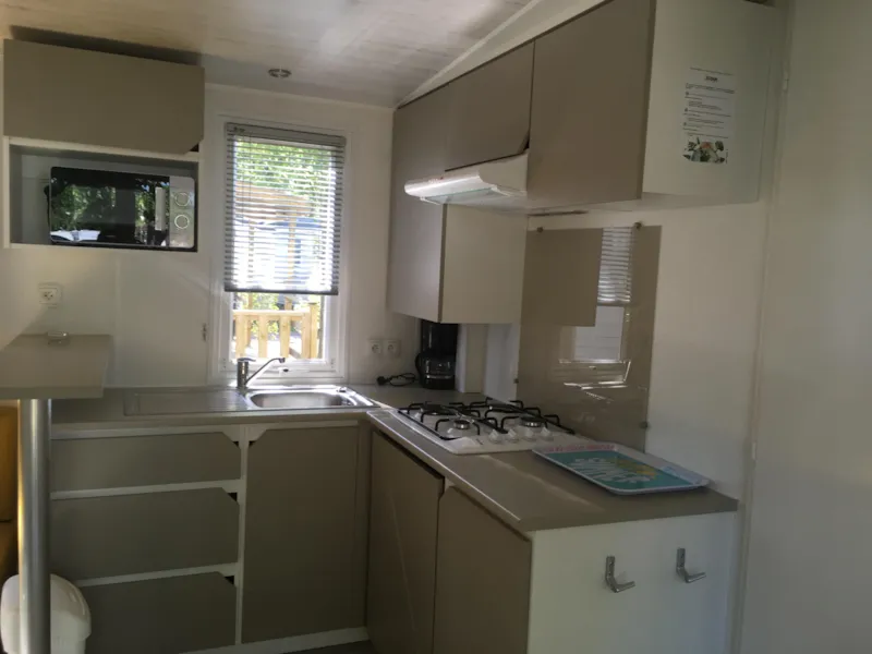 Homeflower Premium 31M² - 3 Chambres + Terrasse Semi-Couverte + Lave-Vaisselle + Tv