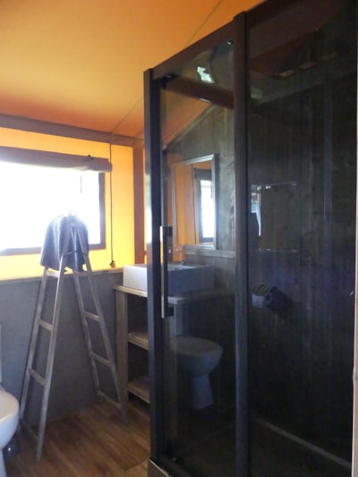 Tent Luxury Lodge Premium 40m² -  2 bedrooms, covered terrace  + TV