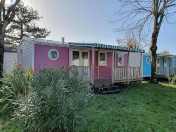Accommodation - Mobile-Home Confort 29M² - 3 Bedrooms + Covered Terrace + Tv - Flower Camping Le Nauzan Plage