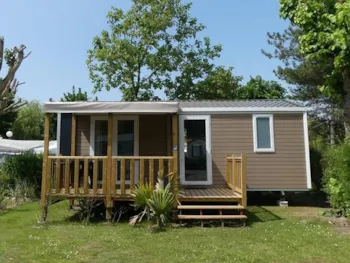 Accommodation - Mobile-Home Confort 27M² - 2 Bedrooms + Half-Covered Terrace + Tv - Flower Camping Le Nauzan Plage