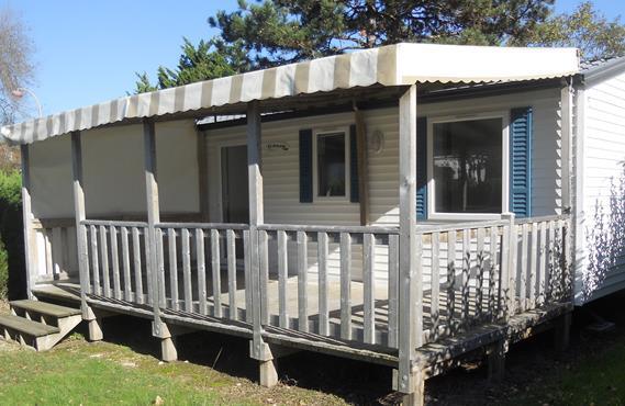 Mobil-home Standard 29-33m² - 3 chambres + terrasse semi-couverte +TV