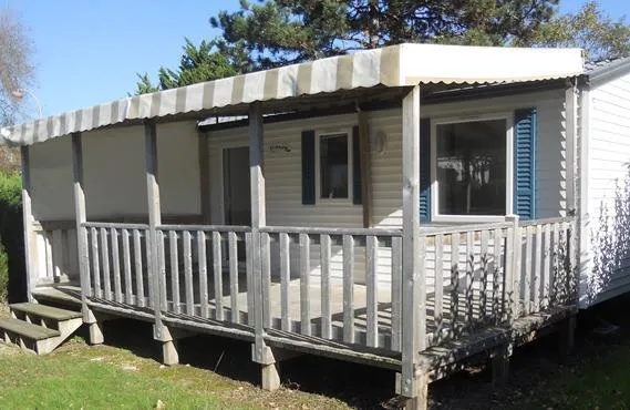 Huuraccommodatie(s) - Stacaravan Standard 29-33M² - 3 Slaapkamers + Half-Schaduwrijk Terras +Tv - Flower Camping Le Nauzan Plage