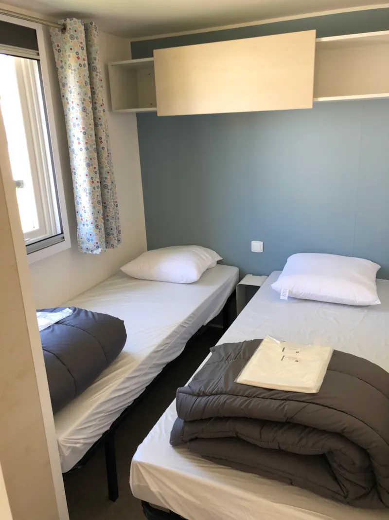 Mobil Home Premium 25M² - 2 Chambres + Terrasse Couverte + Tv + Lave-Vaisselle
