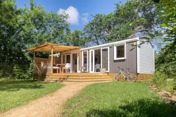 Mietunterkunft - Cottage Naïade 3 Schlafzimmer 2 Badezimmer + Klimaanlage Premium - Camping Sandaya Deux Fontaines