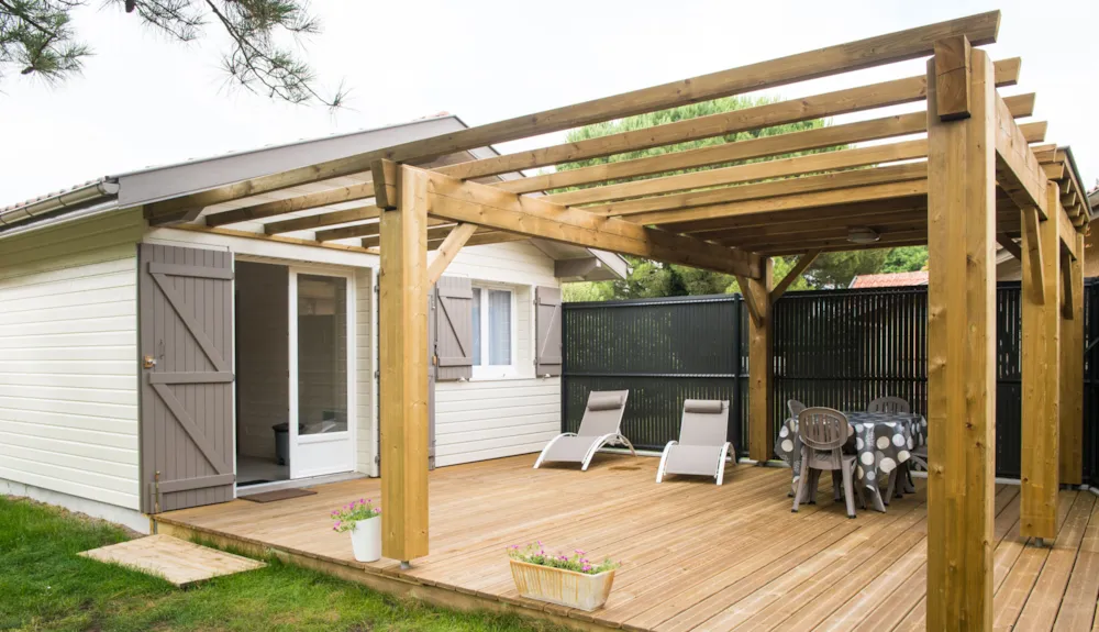 Mietunterkunft - Ferienhaus Baïne 40 M² Samstag - Camping De La Côte