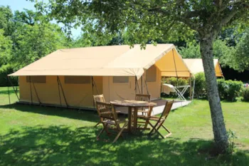 Mietunterkunft - Zelt Cabanon (2014) - Camping de l'Allée