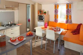 Mietunterkunft - Mobilheim Mercure 25M² - Camping Les Terrasses de Bertheaume