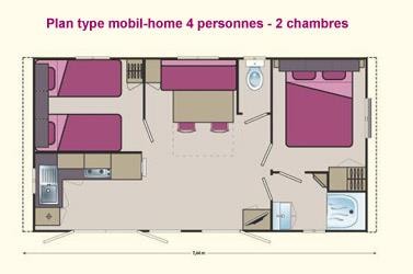 Mobilhome 2 Chambres