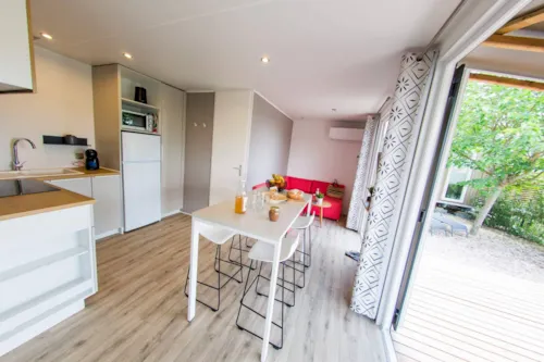 Huuraccommodatie(s) - Cottage Lounge- Les Cévennes - image n°5 - Camping LA CHAPOULIÈRE
