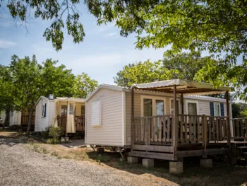 Mietunterkunft - Mobilheim Klassiker 3 Zimmer- Les Faïsses - Camping LA CHAPOULIÈRE