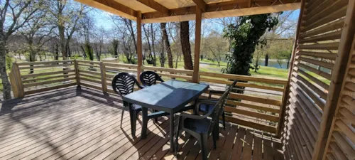 Mietunterkunft - Mobilheim Confort Am Flussufer  - La Rive - image n°2 - Camping LA CHAPOULIÈRE