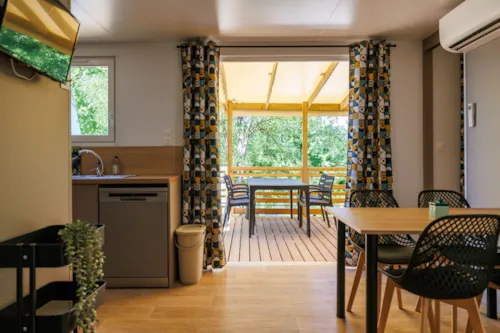 Location - Cottage Bord De Rivière- La Rive - image n°6 - Camping LA CHAPOULIÈRE