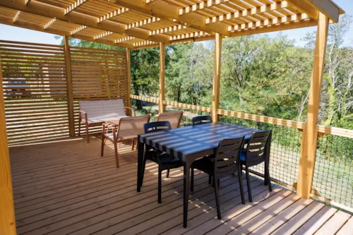 Huuraccommodatie(s) - Cottage Panorama-La Rive - image n°3 - Camping LA CHAPOULIÈRE