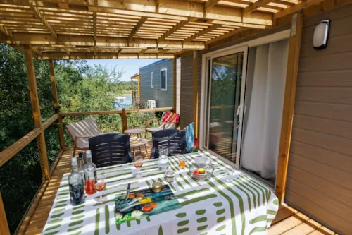 Huuraccommodatie(s) - Cottage Panorama-La Rive - image n°5 - Camping LA CHAPOULIÈRE