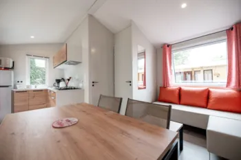 Mietunterkunft - Mobilhome 2 Bedrooms Covered Wooden Terrace 4 Pers - Camping Les Acacias