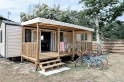 Huuraccommodatie(s) - Mobil-Home Nirvana 3 Bedrooms Covered Wooden Terrace 6 Pers - Camping Les Acacias