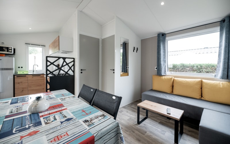 Mobil-Home Bahia Duo 2 bedrooms Covered wooden terrace