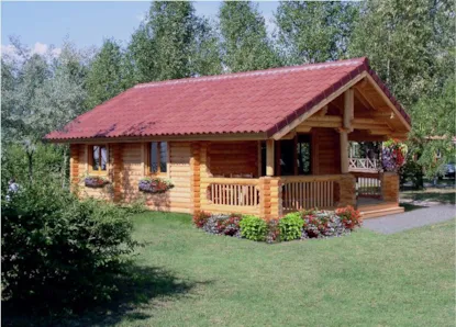 Chalet Canadien - 35 M² - Terrazzo (2 Camere)