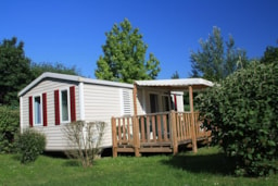 Alojamiento - Mobilhome Super Mercure - 27 M² - Terraza (2 Habitaciones) - Capfun - Camping Les Portes Du Beaujolais