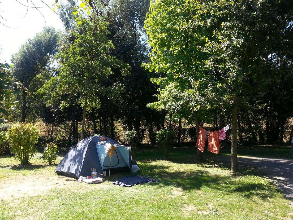 Pitch - Pitch Confort Package - Car, Tent, Caravan Or Camping-Car With Electricity - Camping Les Portes Du Beaujolais