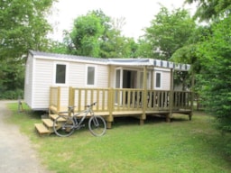 Huuraccommodatie(s) - Stacaravan Super Cordelia-30 M2 (Terras) - 3 Slaapkamers - Capfun - Camping Les Portes Du Beaujolais