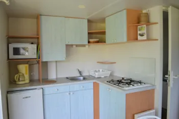 Mietunterkunft - Mobilheim Standard Mediterrane - 2 Zimmer 23M² - Camping La Baie de Terenez