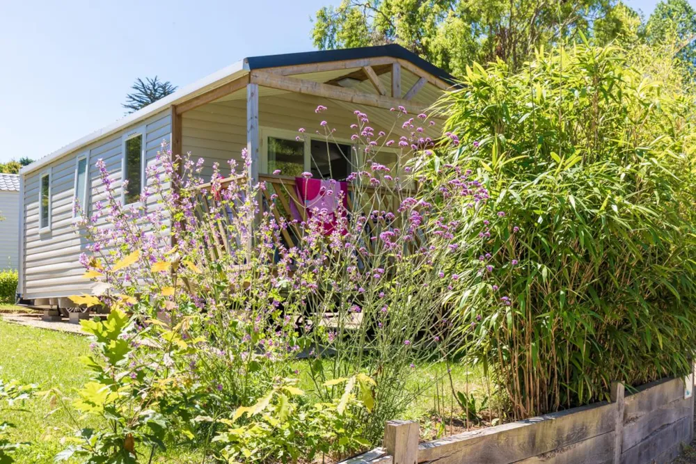 Location - Lodge  Confort Loggia Bay 2019  Tv - 2 Chambres -27M² - Camping La Baie de Terenez