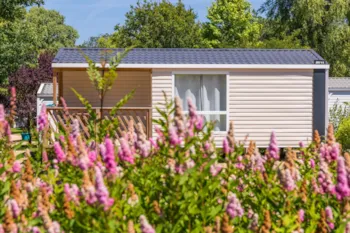 Mietunterkunft - Mobilheim Confort Loggia2 2018  Tv  - 2 Schlafzimmer  -27M² - Camping La Baie de Terenez